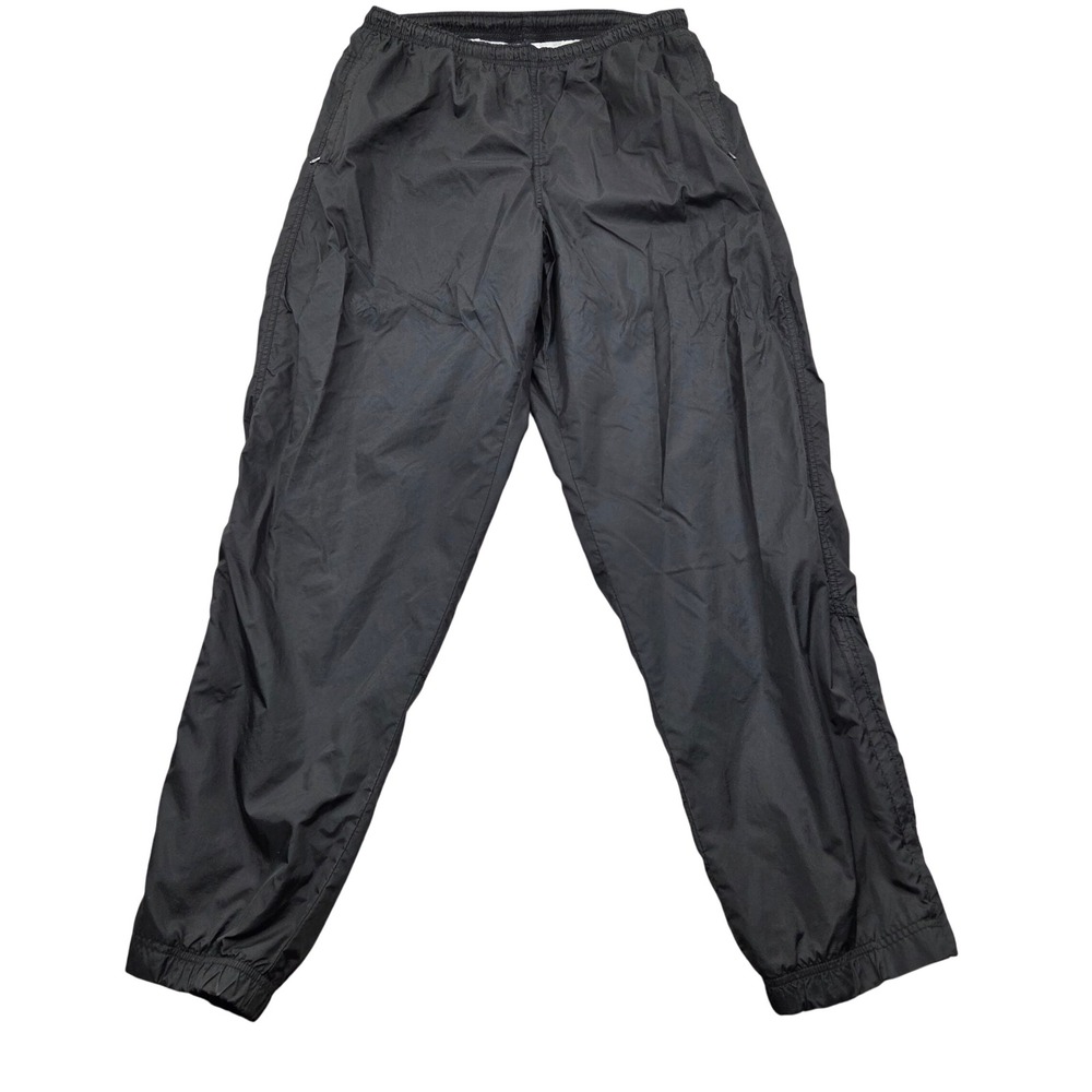 Vintage 90s Nike Black Windbreaker Track Pants Size Large Athletic Streetwear